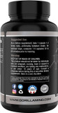 Gorilla Mode Ar Carnitine 750Mg Capsules  Androgen Receptor Upregulator/Boosts Cellular Energy, Upregulates Androgen Receptor Density/Shuttles Fatty Acids (120 Capsules)