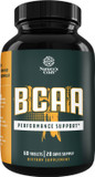 Branch Chain Amino Acids Supplement - Vegan Bcaa Tablets Post Workout Muscle Recovery And Muscle Growth Support - Branched Chain Amino Acids Supplement For Men And Womens Workout Recovery 60 Count