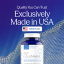 Essential Stacks Gut L-Glutamine Capsules 1000Mg (Made In Usa) - Gluten, Dairy & Soy Free, Non-Gmo L Glutamine For Gut Health - 60 Serves (120 Caps)