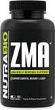 NutraBio ZMA Vegetable Supplement - Anabolic Mineral Support - 90 Capsules - Recovery, Growth, Sleep - Zinc, Magnesium, and B6 Formula