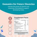 Vegan Brain Focus Gummies For Kids - Kids Focus Supplement With Phosphatidylserine Bacopa Monnieri Green Tea Extract Tyrosine And More Focus Vitamins For Kids Balanced Concentration Energy And Focus