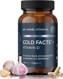 Mt. Angel Vitamins - Cold Facts + Vitamin D, Immune System Support (60 Vegetarian Capsules)