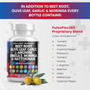 Clean Nutraceuticals Beet Root Capsules 6000Mg Olive Leaf 6000Mg Nattokinase 4000 Fu Garlic Extract 2000Mg L-Arginine 400Mg Omega 3 Hibiscus Danshen - Healthy Support Supplement - Usa Made