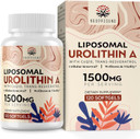 Liposomal Urolithin A Supplement 1500 Mg + Coq10 + Trans-Resveratrol, Premium Cellular Energy Regeneration, Optimal Mitochondrial Function, Antioxidants  120 Softgels