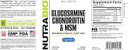 Nutrabio Glucosamine Chondroitin & Optimsm Supplement, Joint Support Formula - 120 Capsules (120 Count)
