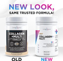 Livingood Daily Vanilla Collagen Powder, 30 Servings - Collagen Protein Powder (Collagen Type 1 And 3) Plus Multivitamin, Milk Thistle & Glucosamine - Hydrolyzed Collagen Peptides - 15.87Oz