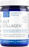 Essential Stacks Collagen Peptides Powder (From Grass Fed American Cattle) - Gluten, Dairy & Soy Free - Unflavored Hydrolyzed Collagen Supplement (10.6 Oz)