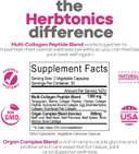Multi Collagen Capsules (Types 1 2 3 5 And 10) | Hydrolyzed Protein Peptide Grass Fed Plus Bone Broth Type 1 2 3 5 10 Healthy Hair Skin Nails (With Organ Complex)