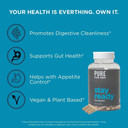 Pure For Men Original Vegan Cleanliness Stay Ready Fiber Supplement | Helps Promote Digestive Regularity | Psyllium Husk, Aloe Vera, Chia Seeds, Flaxseeds | Proprietary Formula | 120 Vegan Capsules