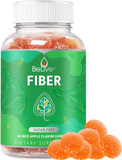 Belive Fiber Gummies - Prebiotic Fiber Supplement With Chicory Root & Inulin For Digestive Support & Overall Gut Health I Vegan, Sugar Free Gummies For Adults & Children | 60 Ct - Apple Flavor