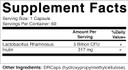 Vitamatic Lactobacillus Rhamnosus 5 Billion Per Dr Capsule (10 Billion Per 2 Capsules) - 60 Count - Advanced Digestive & Immune Support - Made With Prebiotic Inulin Fiber