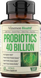 Probiotic 40 Billion Cfu - Bifidus Probiotics (Probiã£Â³Ticos) - Daily Immune Balance Probiotics For Gut & Digestive Health. Shelf Stable, Gluten, Dairy And Soy-Free Non-Gmo. Made In The Usa. 60 Capsules