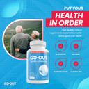 Go Out - Extra Strength Flare Up Support - Uric Acid Balance With Tart Cherry, Celery Seed, Turmeric - Non-Gmo, Gluten-Free - 60 Caps