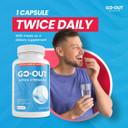 Go Out - Extra Strength Flare Up Support - Uric Acid Balance With Tart Cherry, Celery Seed, Turmeric - Non-Gmo, Gluten-Free - 60 Caps