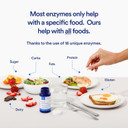 Essential Stacks Pure Digestive Enzymes (Gluten, Dairy & Soy Free) - 18 Enzymes For Digestion Incl. Amylase, Lipase & Lactase - Vegetarian & Non-Gmo (60 Capsules)