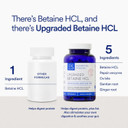 Essential Stacks Betaine Hcl With Pepsin, Ox Bile, Organic Gentian & Ginger - Betaine Hydrochloride Supplement W Digestive Enzymes, Bile & Bitters - Gluten, Dairy & Soy Free (120 Capsules)