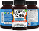 Farmhaven Digestive Enzymes With 18 Probiotics & Herbs | Papaya, Bromelain, Protease & More For Lactose Absorption & Better Digestion | Helps Bloating, Gas, Constipation | Vegetarian, 120 Capsules