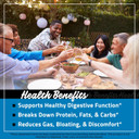 Farmhaven Digestive Enzymes With 18 Probiotics & Herbs | Papaya, Bromelain, Protease & More For Lactose Absorption & Better Digestion | Helps Bloating, Gas, Constipation | Vegetarian, 120 Capsules