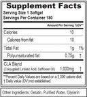 Conjugated Linoleic Acid Cla Pills - Cla 1000Mg Diet Pills To Support Weight Loss Fat Burning Lean Muscle And Faster Metabolism - Stimulant-Free Cla 1000Mg Safflower Based Fat Loss Support Pills - 180