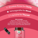 Advanced Thyroid Support For Women With Ashwagandha - Adaptogenic Thyroid Supplement With L Tyrosine Rhodiola And Astragalus Root - Non-Gmo Balancing Herbal Thyroid Energy Womenã¢ÂS Health Supplement