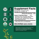 Certified Organic Lymphatic Drainage Drops - Herbal Lymphatic Cleanse And Immune Support Supplement With Echinacea Goldenseal & Red Clover Extract - Vegan Non Gmo Alcohol And Sugar Free - 30 Servings