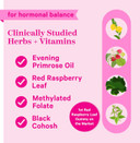 Pink Stork Red Raspberry Leaf Gummies - Evening Primrose Oil + Black Cohosh For Hormone Balance - Third Trimester Labor Prep + Postpartum Essentials - 60 Vegan Gummy Supplements, Non-Gmo