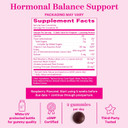 Pink Stork Red Raspberry Leaf Gummies - Evening Primrose Oil + Black Cohosh For Hormone Balance - Third Trimester Labor Prep + Postpartum Essentials - 60 Vegan Gummy Supplements, Non-Gmo
