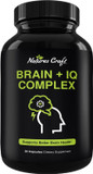 Nootropic Memory Supplement For Brain Support - Memory Pills For Brain Boost And Natural Energy Booster - Vitamin B 12 Bacopa Monnieri Rhodiola Rosea Dmae Ginkgo Biloba Phosphatidylserine Supplement