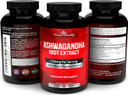 Divine Bounty Organic Ashwagandha Capsules - 1200Mg Ashwagandha Powder With Black Pepper For Enhanced Absorption - Ashwaganda Supplement For Calmness & Mood Support - 90 Veggie Capsules