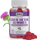 Liver Cleanse Detox & Repair Gummies  1500Mg Silymarin Milk Thistle Supplement With Artichoke Extract Liver Health Formula, And 20+ More Liver Detoxifiers For Men & Women (60 Vegan Gummies)