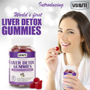 Liver Cleanse Detox & Repair Gummies  1500Mg Silymarin Milk Thistle Supplement With Artichoke Extract Liver Health Formula, And 20+ More Liver Detoxifiers For Men & Women (60 Vegan Gummies)