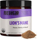 Freshcap Lions Mane Supplement Powder - Mushrooms For Memory & Immunity (60 Grams)