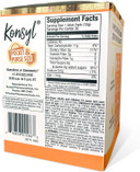 Konsyl Daily Fiber Orange 100% Natural Psyllium Husk Powder - Naturally Sweetened - Gluten Free - 30 Individual Stickpacks