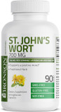 Bronson St. John'S Wort 700 Mg Per Serving Hypericum Perforatum Supports A Positive Mood - Non-Gmo, 90 Vegetarian Capsules