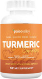 Paleovalley - Organic Turmeric Complex - Full Spectrum Organic Turmeric With Health-Supportive Superfoods - 56 Vegetarian Capsules - Support Joints, Immunity, Brain And Heart Health