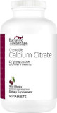 Bariatric Advantage Calcium Citrate Chewable 500Mg With Vitamin D3 For Bariatric Surgery Patients Including Gastric Bypass And Sleeve Gastrectomy, Low Sugar - Wild Cherry Flavor, 90 Count