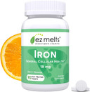 Ez Melts Dissolvable Iron Supplement 18 Mg, Sugar-Free, 3-Month Supply