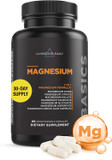 Livingood Daily Magnesium Supplement 300Mg, 60 Vegetarian Capsules - Magnesium Complex For Women & Men - Magnesium Citrate, Malate, & Bisglycinate Support Heart & Gut Health - Non-Gmo, Vegan