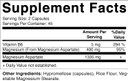Vitamatic Magnesium Aspartate 400Mg Per Serving - 90 Vegetarian Capsules - Added B6 For Maximum Absorption - Supports Muscle, Joint, And Heart Health
