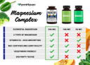 Farmhaven Magnesium Glycinate & Malate Complex W/ Vitamin D3, 100% Chelated For Max Absorption, Vegan  Bone Health, Nerves, Muscles, 600 Capsules, 300 Days