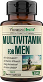 Multivitamin For Men - Mens Multivitamins & Multiminerals Supplement For Energy, Focus And Performance. Daily Mens Vitamins A, C, D, E & B12, Zinc, Calcium, Magnesium & Iron. Multi Vitamin Tablets