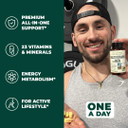 Multivitamin For Men - Mens Multivitamins & Multiminerals Supplement For Energy, Focus And Performance. Daily Mens Vitamins A, C, D, E & B12, Zinc, Calcium, Magnesium & Iron. Multi Vitamin Tablets