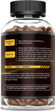 Shilajit Capsules Pure Himalayan 1000Mg - Premium Shilajit Supplement For Men & Women - High In Trace Minerals & Fulvic Acid - Energy, Brain Health, Immunity (60 Count)