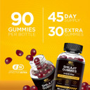 Shilajit Gummies 1000Mg Sugar Free - Pure Himalayan Shilajit Supplement For Men & Women - High In Trace Minerals & Fulvic Acid - Energy, Brain, Immunity - Natural Berry Flavor (90Ct)