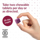 Bariatric Advantage Multi Chewy Bite - Soft Chew Multivitamin For Bariatric Surgery Patients - Chewable Multivitamin With Folic Acid, Vitamin D3 & More - Strawberry Watermelon Flavor - 60 Count