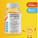 Doctor'S Finest Vitamin C Gummies For Kids - Vegan, Gmo Free & Gluten Free - Great Tasting Orange Flavor Pectin Chews - Kids Dietary Supplement - 250 Mg Of Vitamin C - 120 Jellies [60 Doses]