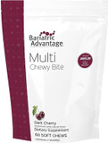 Bariatric Advantage Multi Chewy Bite - Soft Chew Multivitamin For Bariatric Surgery Patients - Chewable Multivitamin With Folic Acid, Vitamin D3 & More - Dark Cherry Flavor - 60 Count