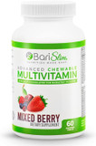 Advanced Chewable Bariatric Multivitamin Tablets - Bariatric Vitamin And Supplement For Post Bariatric Surgery Including Gastric Bypass & Gastric Sleeve | Mixed Berry (60 Count)