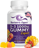 Bariatric Expert D3 Vitamin  Fast-Melting Dietary Supplement For Adults Post Bariatric Surgery, 90 Count