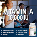 Bronson Vitamin A 10,000 Iu Premium Non-Gmo Formula Supports Healthy Vision & Immune System And Healthy Growth & Reproduction, 250 Softgels